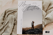 Christmas Card Template CC211, a Card Template by Always Templates (Thumbnail 2 of 3)