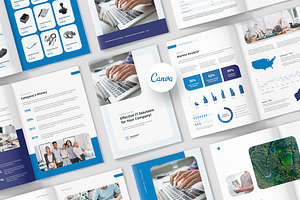 IT Service Business Brochure Bundle, a Brochure Template by artbart