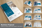 Business Proposal -V144, a Brochure Template by Template Shop (Thumbnail 1 of 3)