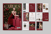 Christmas Magazine Template, a Magazine Template by BrandPacks (Thumbnail 2 of 6)