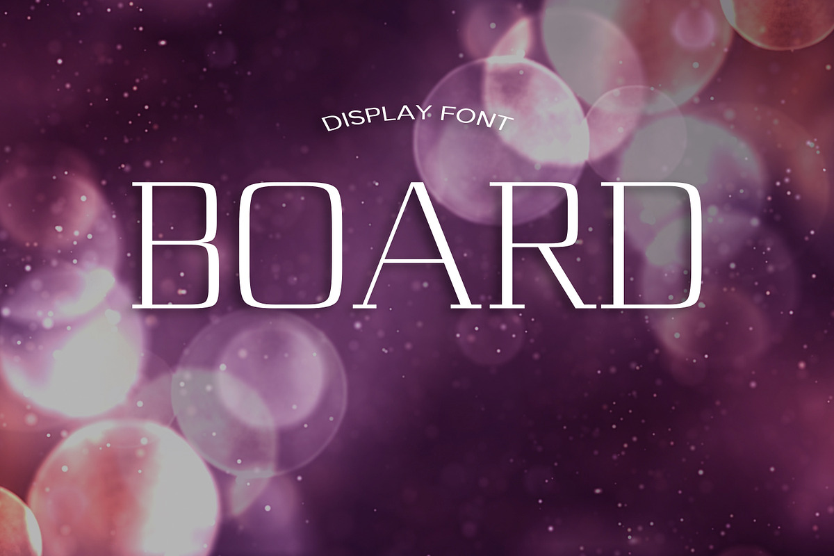BOARD font