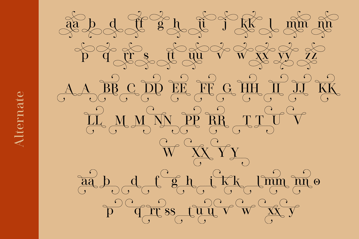 Luthon Southard | Stylish Font Duo, a Handwritten Font by Lemonthe (Photo 10 of 10)