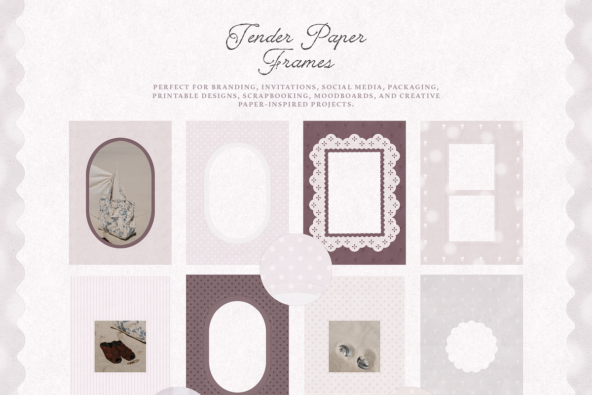 Tender Paper Frames, a Background Graphic by Animoon (Photo 12 of 18)