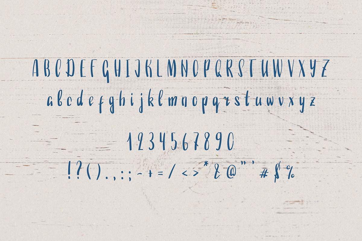Straight Brushpen Handwritten Font, a Script Font by RabbitAndPencil (Photo 2 of 5)