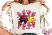 Softball Png Softball Bow Png, an Illustration by Daily.Designs (Thumbnail 4 of 5)