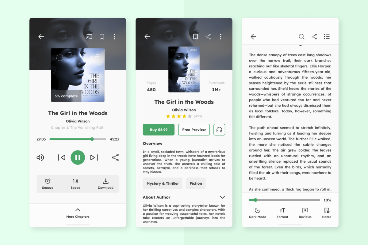 Bookly - Ebook Reading Mobile App, an App Template by twinstd (Photo 3 of 5)