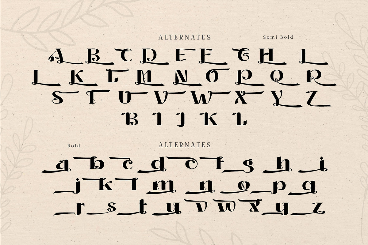 Roller Alika, a Serif Font by alit design (Photo 4 of 14)