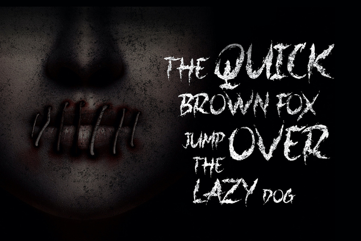 Jacmax - Horror Font preview 6