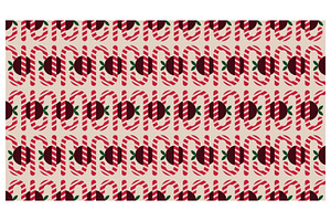 Festive Candy Cane, a Decorative Illustration by Creative Backgrounds