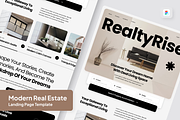 Real Estate Property Landing Page, a Landing Page Template by SquidPixey (Thumbnail 1 of 5)