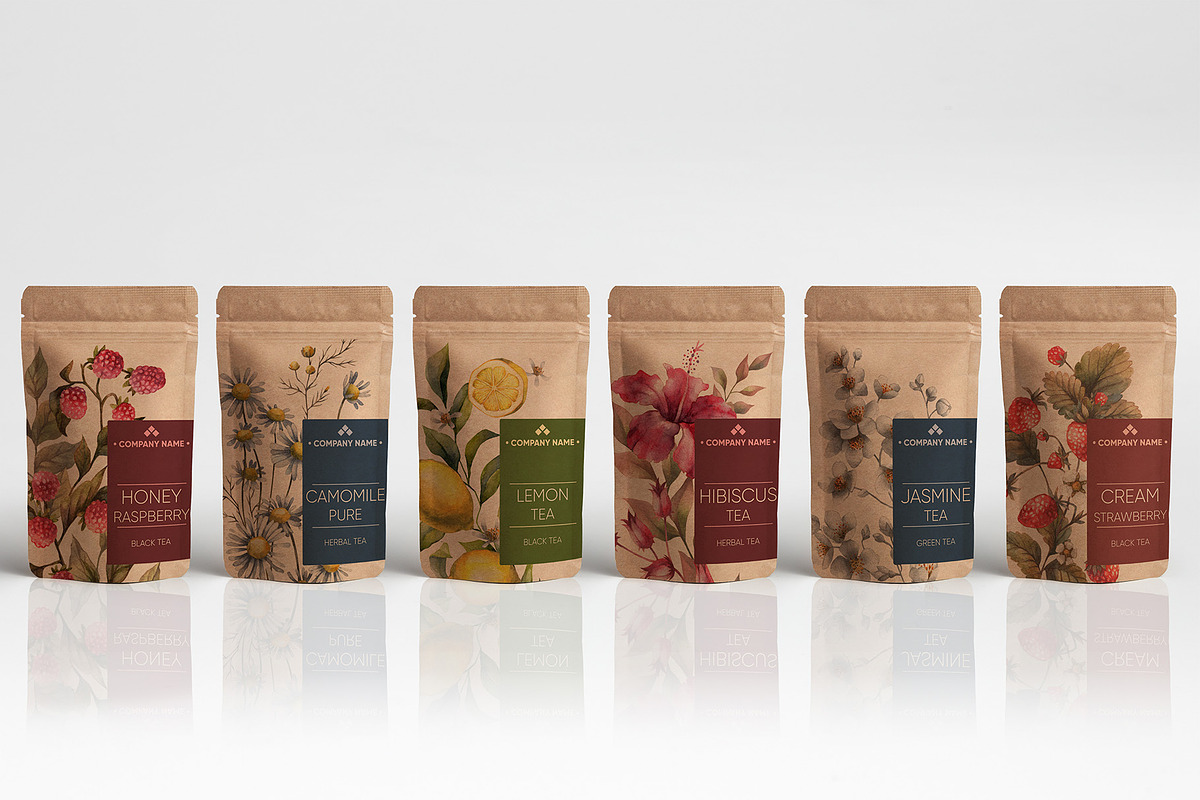 Aroma tea collection, a Decorative Illustration by Anastasia Koba (Photo 12 of 14)