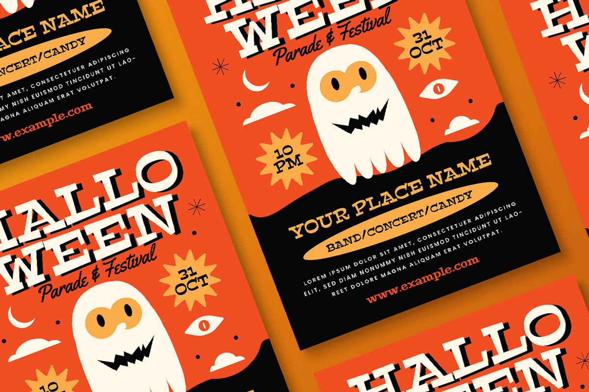 Halloween Festival Flyer, a Flyer Template by Tokosatsu (Photo 3 of 3)
