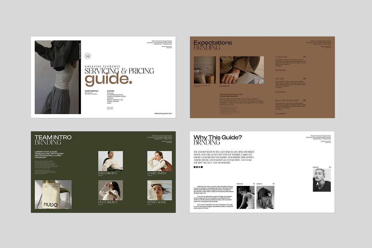 Servicing & Pricing Guide Template preview 5
