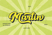 Hansley - Retro Font, a Script Font by BearyType Studio (Thumbnail 4 of 16)