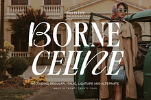 Borne Celine | Modern Display Font