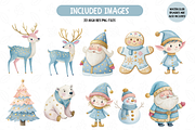 Pastel Winter Magic Clipart Set, an Illustration by TatiMockup (Thumbnail 2 of 5)