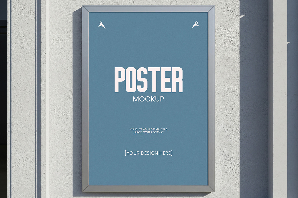 Poster Frame Mockup, an Advertising Mockup by graphypix (Photo 1 of 4)