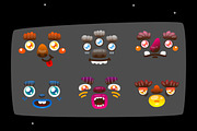 Funny monster creation kit, an Object Illustration by nenochka (Thumbnail 3 of 4)