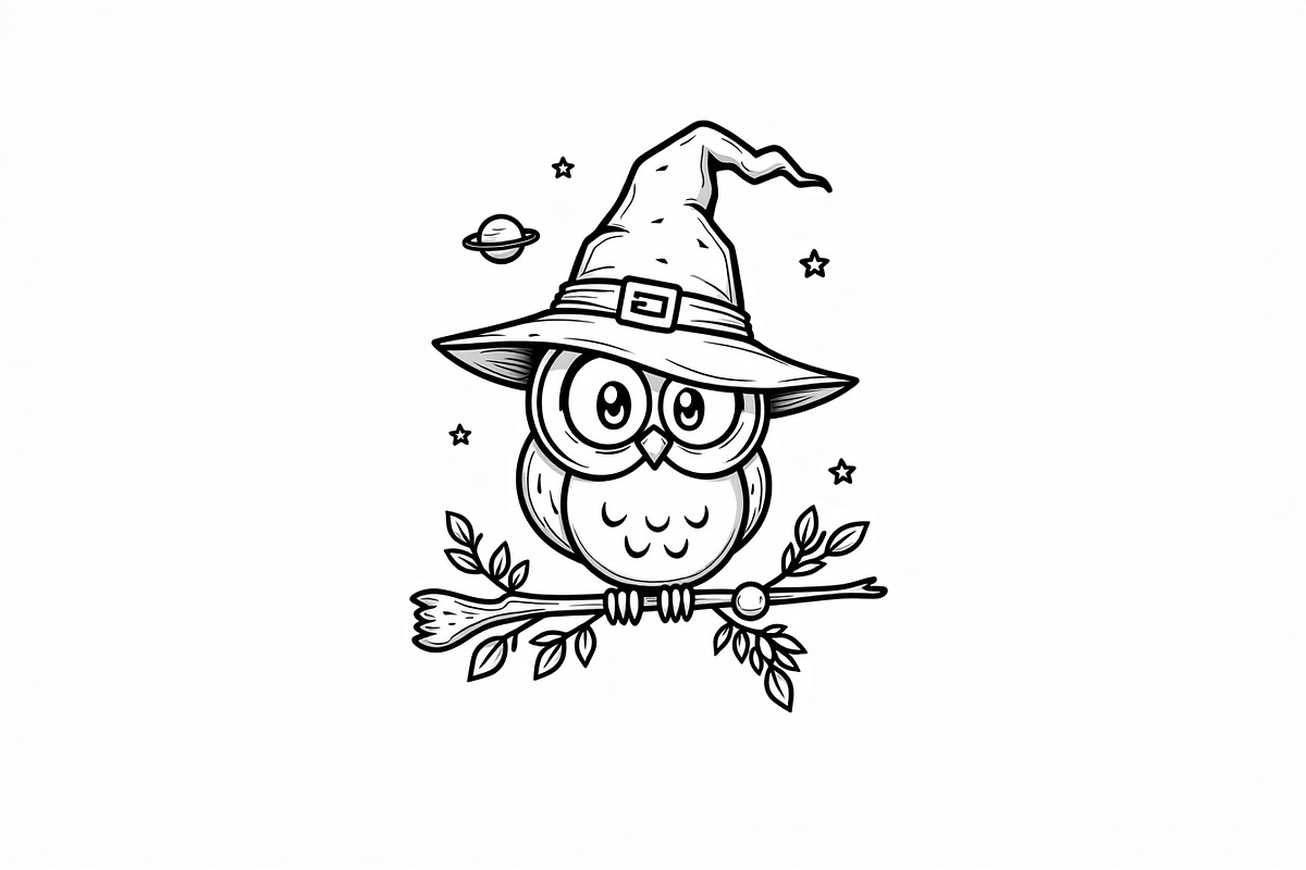 Halloween Illustration Coloring bund, an Illustration by Artivon (Photo 17 of 26)