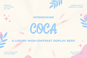 Coca | Elegant Serif Typeface, a Serif Font by Astuti Studio (Thumbnail 2 of 25)