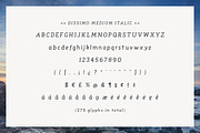 Dissimo Font Family (8 fonts), a Font by Verg Shop (Thumbnail 11 of 24)