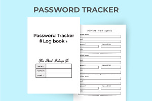 KDP Interior Password Tracker Note