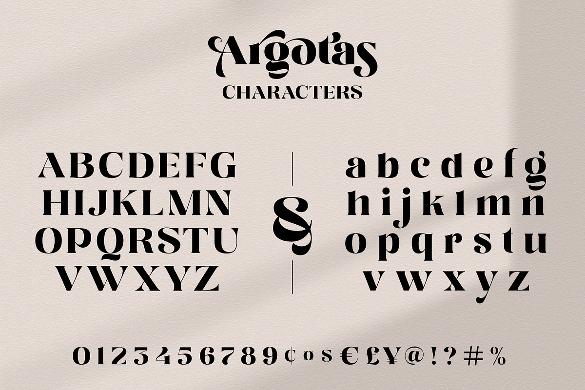 Argotas | Serif Display Font, a Serif Font by Ekahermawan (Photo 9 of 15)