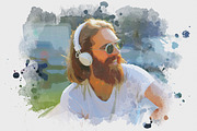 Artistic Watercolor Paint Effect, an Action Add-On by liptouse (Thumbnail 5 of 9)