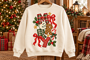 Merry Christmas Coquette Bow Graphic, an Object Graphic by Daisy Design (Thumbnail 3 of 3)