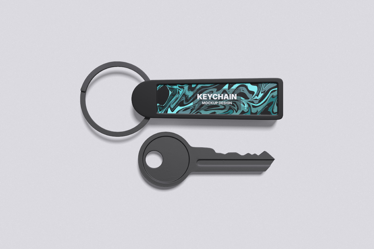 Keychain Mockup Bundle Set, an Advertising Mockup by Rielismee (Photo 5 of 5)