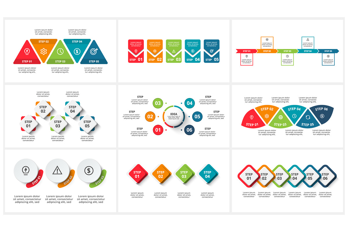 Step Presentation Canva Template, a Presentation Template by Infographics project (Photo 3 of 6)