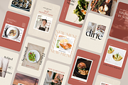 Restaurant Instagram Kit | Canva, a Social Media Template by Rose & Co. (Thumbnail 4 of 6)