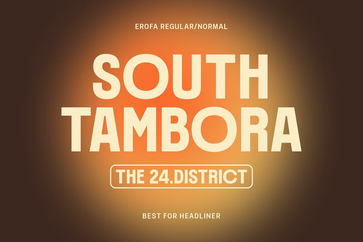 Erofa Condensed Bold Sans Serif, a Sans Serif Font by 24Design Studios (Photo 4 of 15)