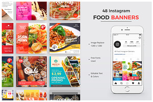 48 Instagram Food Banners