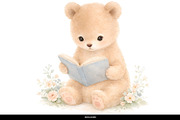 Soft Woodland Animal Nursery Clipart, a Decorative Illustration by illuztrate (Thumbnail 10 of 10)