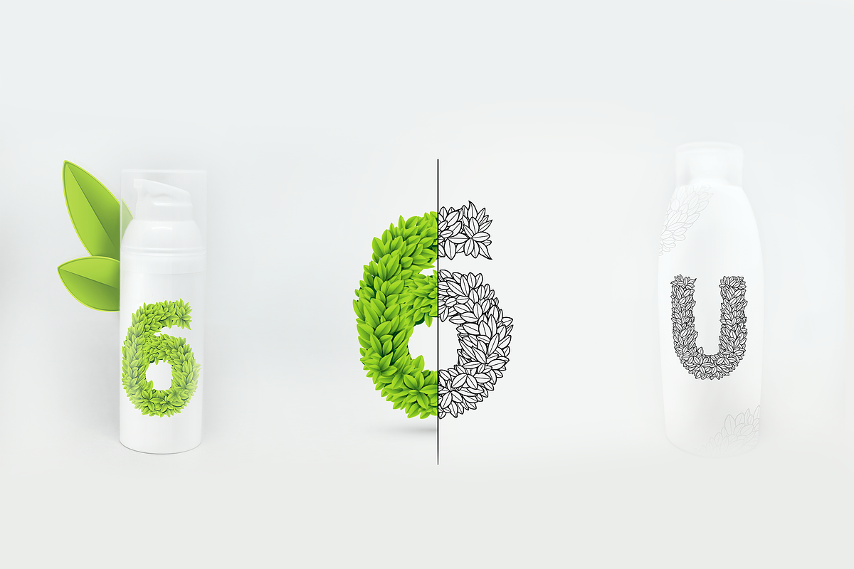 Vector Leaf Alphabet [Vector], an Object Graphic by Chuhastock (Photo 10 of 12)