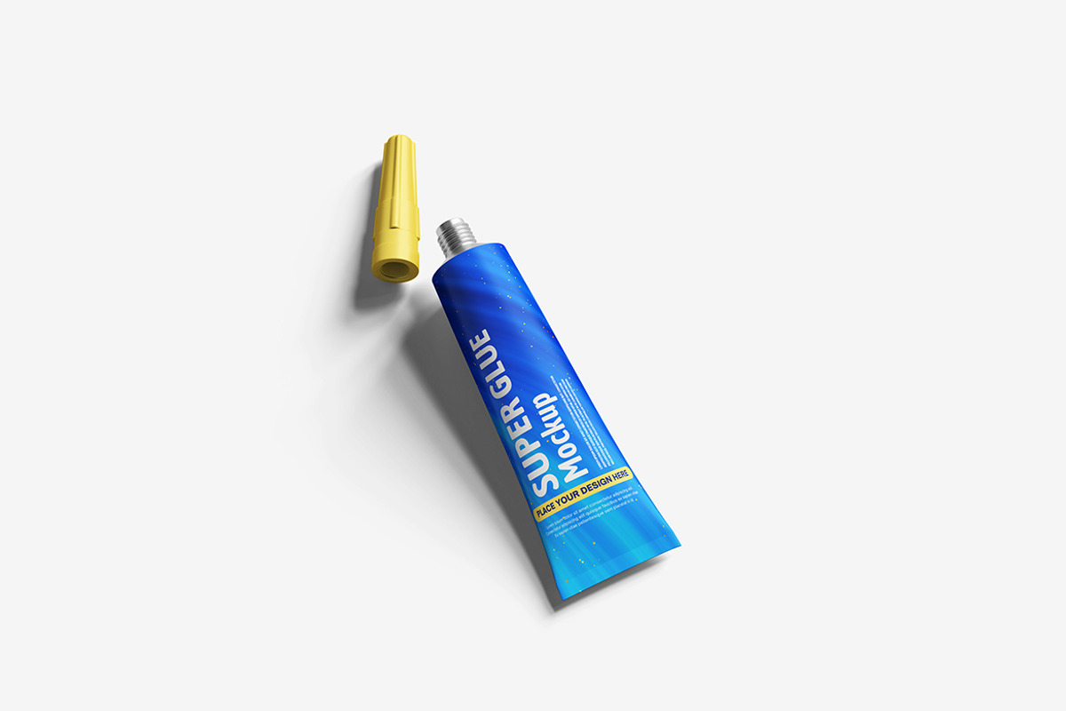 Glue Tube Mockup, a Product Mockup by bimockup