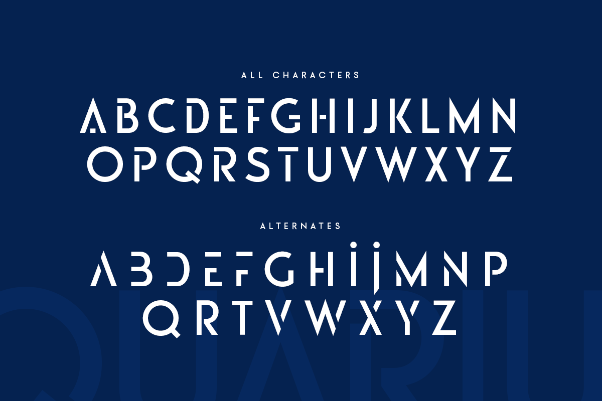 Aquarium - Modern Futuristic Font, a Sans Serif Font by Hamz Studio (Photo 10 of 15)
