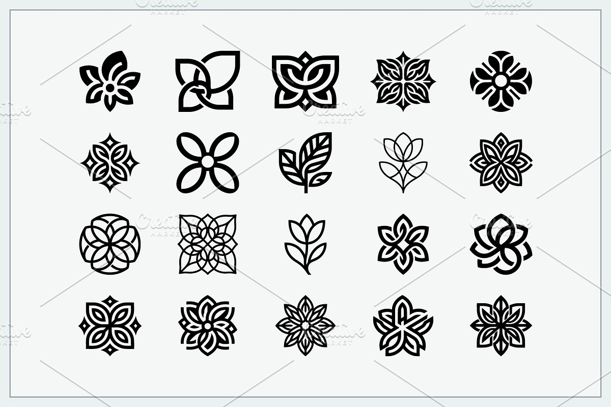 Floral Botanical Vector Logo Bundle, a Branding & Logo Template by Vectorium Studio (Photo 4 of 10)