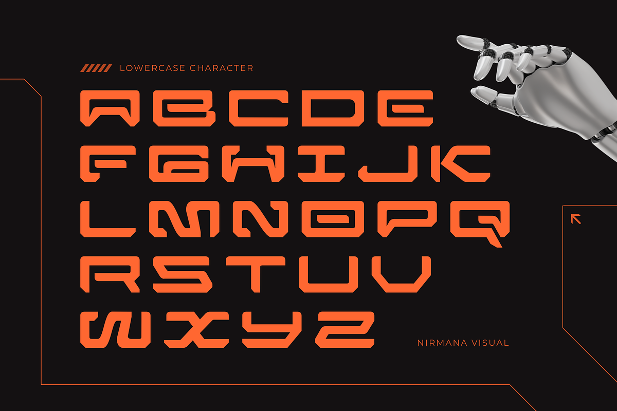 Zirox Cyberpunk - Branding Logo Font, a Sans Serif Font by Nirmana Visual (Photo 5 of 11)