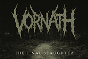 Melvorn - Death Metal Font, a Blackletter Font by Masyafi Studio (Thumbnail 5 of 9)