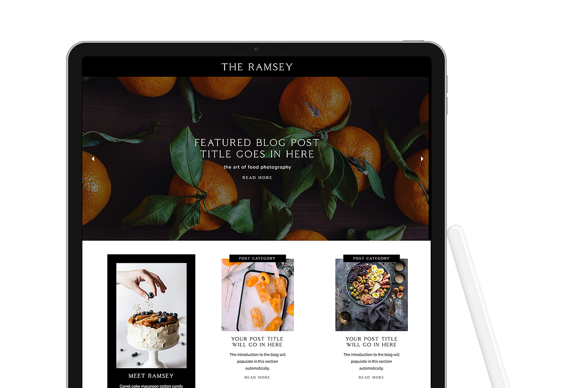 The Ramsey - Showit Blog Add-on, a Websites & App Template by Gillian Sarah (Photo 2 of 2)
