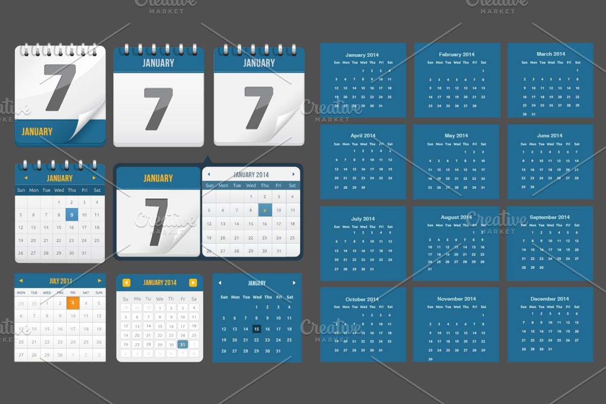 Calendars and Counters, an Icon by Seyyahil (Photo 1 of 3)