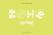 Boho Spring. Display Font, a Symbol Font by DearLetters (Thumbnail 1 of 7)