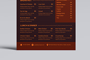 Food Menu Template, a Stationery Template by MightyDesign (Thumbnail 3 of 8)