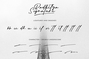 Radditya Signature - Elegant Font