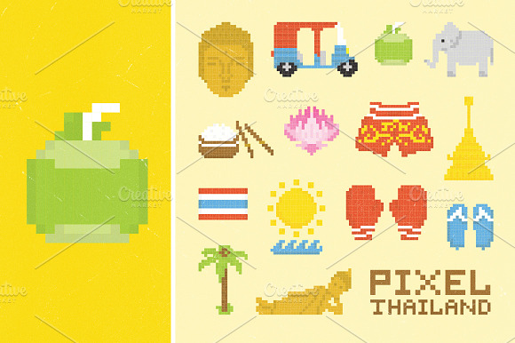 Pixel Thailand Set