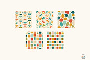 Mid Century Pop Modern Digital Paper, a Texture Illustration by Seaside Whiskers (Thumbnail 3 of 6)