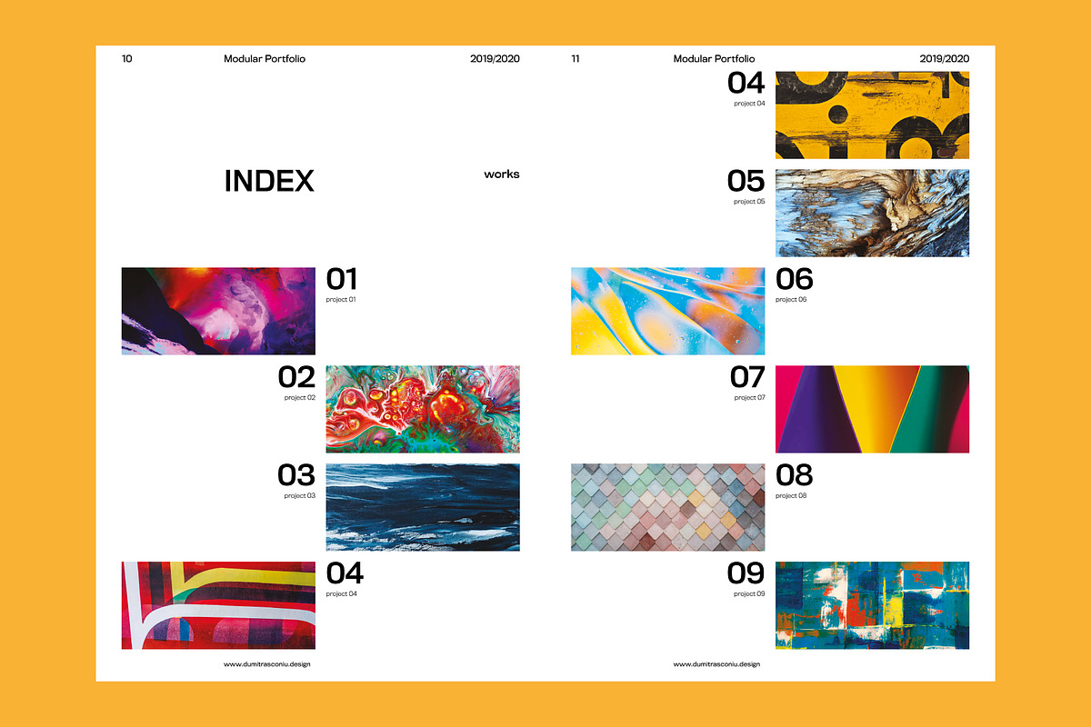 Modular Portfolio - Pre-made Layouts, a Brochure Template by ...