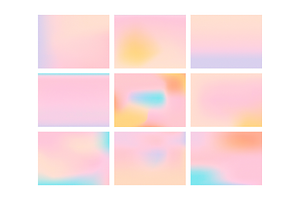 Clouds - Gradient Background Set